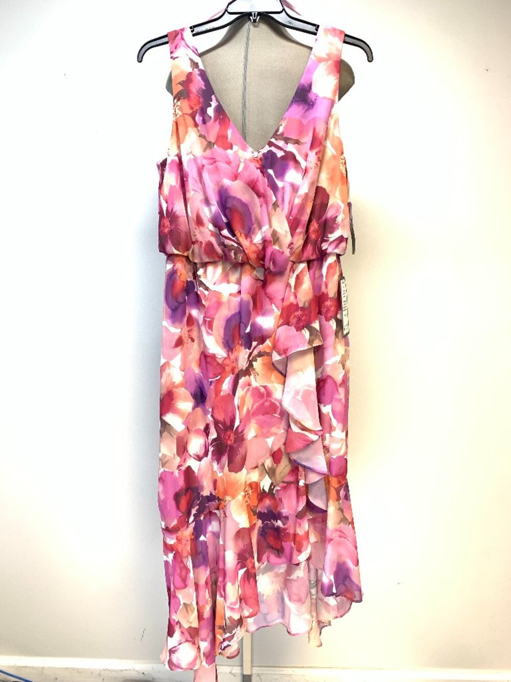 Awesome New Women's Dress By XSCAPE Chiffon Floral Plus Size 14W
